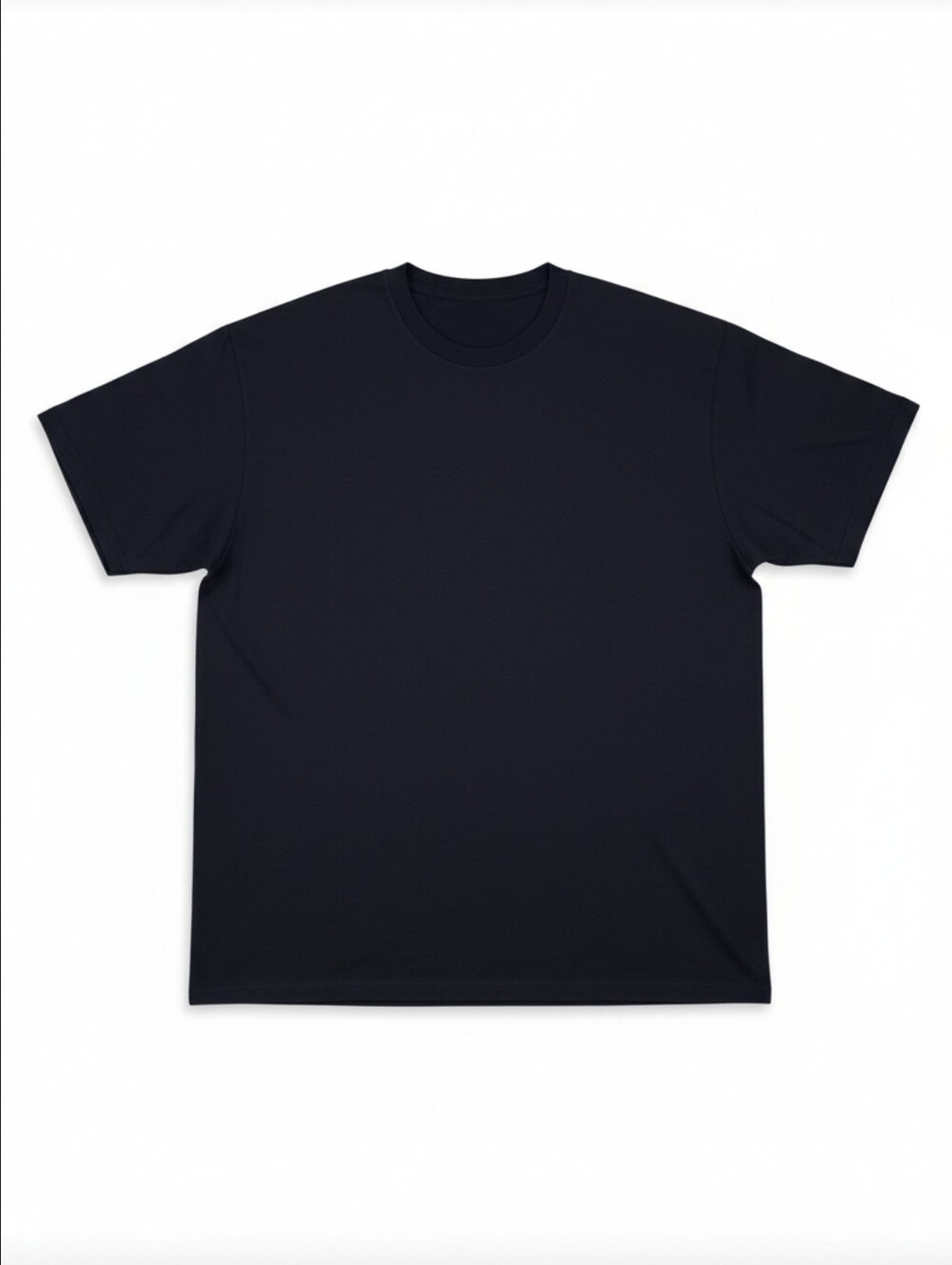 Vintage Blank Black T Shirt Mens Large Faded Plain Basic Crew Neck Tee